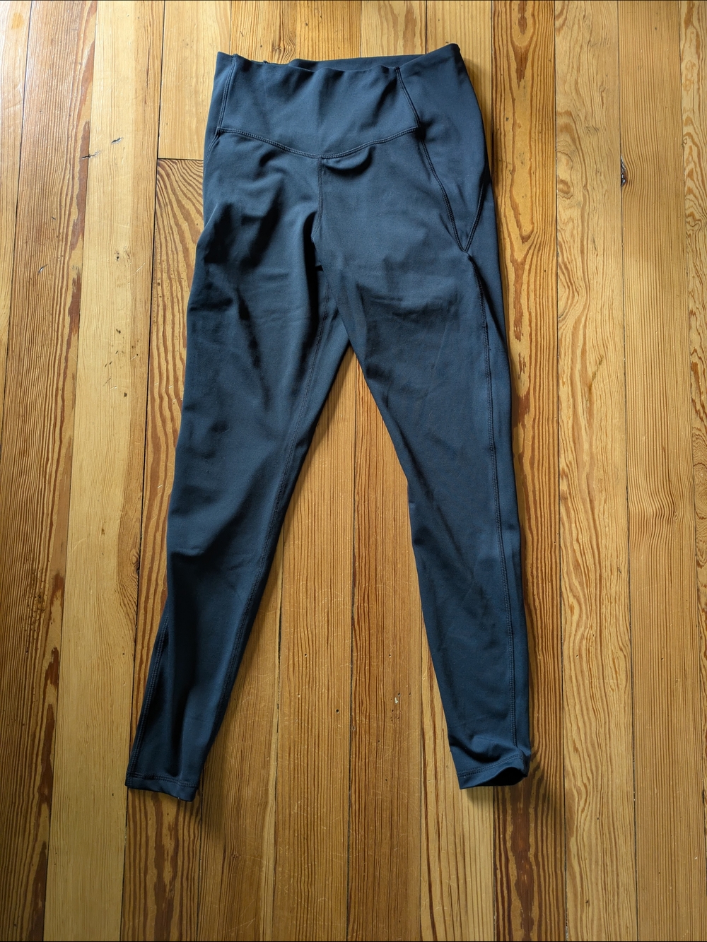 Senita Athletics Charcoal Gray High-Rise Leggings with Side Pocket